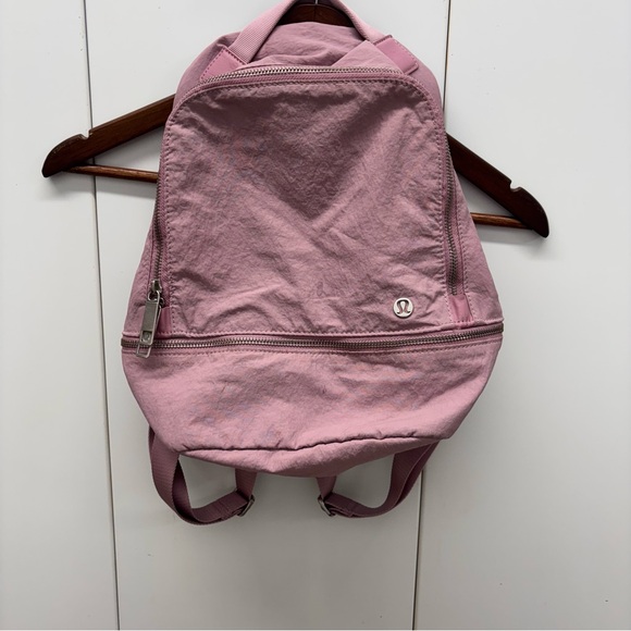 lululemon athletica Handbags - Lululemon Mini Backpack Purplish Pink Multipocket